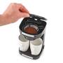 Nedis Kaffeemaschine| max. Kapazitaet 0.25 l| 2| Warmhalten| Uhrfunktion|