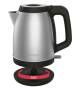 TEFAL KI280D - 1.7 L - 2400 W - Black,Stainless steel - Stainless steel - Water level indicator - Cordless