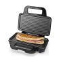 Nedis Sandwichhersteller| 900 W| 26.8 x 14.5 cm| Automatischer Temperaturkontrolle|