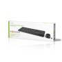 Nedis Maus und Tastatur-Set| Wireless| Maus- Tastaturverbindung USB| 800 1200