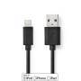 Nedis Daten-Ladekabel CCGP39300BK10 Apple Lightning 1m sw - Cable - Digital