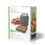 Nedis Waffeleisen| Belgien Waffeln| 22 x 12.5 cm| 1200 W| Automatischer