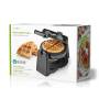 Nedis Waffeleisen| Belgien Waffeln| 17 cm| 1000 W| Automatischer Temperaturkontrolle|