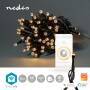 Nedis SmartLife Weihnachtsbeleuchtung / Schnur / Wi-Fi / Warmweiss / 50 LED's / 5.00 m / Android™ / IOS