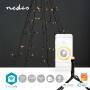 Nedis SmartLife Weihnachtsbeleuchtung / Baum / Wi-Fi / Warmweiss / 200 LED's / 20.0 m / 10 x 2 m / Android™ / IOS