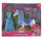 ToyToyToy Spielpuppe Prinzessin & Einhorn 29cm 8209