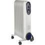 Nedis MobilerÖl Radiator| 800 1200 2000 W| 9 Fins| Verstellbares Thermostat| 3