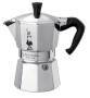 Bialetti Moka Express - Moka pot - 0.2 L - Aluminum - Black - Aluminum - 3 cups - Moka Express