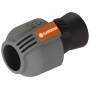 Gardena Connector 25 mm x 3/4" female thread - Black - Gray