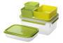 EMSA CLIP & GO XL - Lunch container - Adult - Green,Transparent - Monotone - Rectangular - Germany