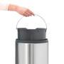 Brabantia Mülleimer Touch Bin New, Stahl matt, 30 L Papierkörbe & Mülleimer