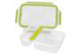 EMSA 518103 - Lunch container - Adult - Green,Transparent - Polypropylene (PP),Thermoplastic elastomer (TPE) - Monotone - Rectangular