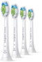 Philips 4-pack Standard sonic toothbrush heads - 4 pc(s) - White - Medium - 2 Series plaque control - 2 Series plaque defense - 3 Series gum health - DiamondClean - DiamondClean... - Regular - Click-on