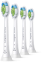 Philips Ersatz-Zahnbürsten HX6064/10 Sonicare Optimal White W2 weiß 4-er