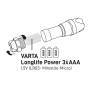 Varta INDESTRUCTIBLE F10 PRO - Hand flashlight - Black - Aluminium - 9 m - IP67 - LED