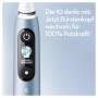 Oral-B iO 9 iO9 Luxe Edition Elektrische Zahnbürste/Electric Toothbrush, Magnet-Technologie, 7 Putzmodi für Zahnpflege, 3D-Analyse, Farbdisplay, Lade-Reiseetui & Beauty-Tasche, Designed by Braun, aqua marine