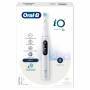 Oral-B iO 6 iO6 Elektrische Zahnbürste/Electric Toothbrush, Magnet-Technologie, 2 Aufsteckbürsten, 5 Putzmodi für Zahnpflege, Display & Reiseetui, Designed by Braun, white