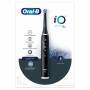 Oral-B iO 6 iO6 Elektrische Zahnbürste/Electric Toothbrush, Magnet-Technologie, 2 Aufsteckbürsten, 5 Putzmodi für Zahnpflege, Display & Reiseetui, Designed by Braun, black lava