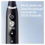 Oral-B iO 6 iO6 Elektrische Zahnbürste/Electric Toothbrush, Magnet-Technologie, 2 Aufsteckbürsten, 5 Putzmodi für Zahnpflege, Display & Reiseetui, Designed by Braun, black lava