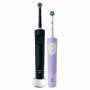 Oral-B - Elektrische Zahnbürste Vitality Pro + 2. Handstück in Schwarz/Lila