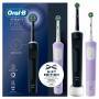 Oral-B - Elektrische Zahnbürste Vitality Pro + 2. Handstück in Schwarz/Lila