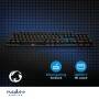 Nedis Wired Gaming Keyboard| USB Type-A| Mechanische Tasten| LED| QWERTY| ND-Layout| - Keyboard - Touchpen