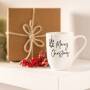 Villeroy & Boch Statement Becher mit Henkel Merry Christmas