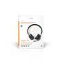 Nedis PC-Headset / Auf Ohr / Stereo / Bluetooth / Klappbarer Mikrofon / Schwarz