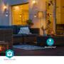 Nedis SmartLife-Dekorationsleuchten / Party-Lichter / Wi-Fi / Warmweiss / 10 LED's / 9.00 m / Android™ / Lampendurchmesser: 45 mm