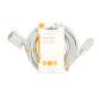 Nedis Serielles Kabel / D-SUB 9-Pin Stecker / D-SUB 9-Pin-Buchse / Vernickelt / 5.00 m / Rund / PVC / Elfenbein / Label