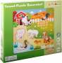 SpielMaus Holz Sound Holzpuzzle Bauernhof