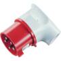 Mennekes 3266 - Straight - 400 V - Red,White - IP44 - 1 pc(s)