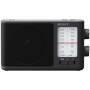 Sony ICF506 - Portable - AM,FM - Black - Rotary - 110 h - AA