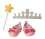 Heless Puppen-Accessoires-Set ''Prinzessin Lillifee'', 3-teilig : Ballerinas, Glitzerkrone und Zaube