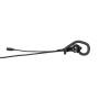 Nedis PC-Headset / Im Ohr / Mono / USB Type-A / USB Type-C™ / Klappbarer Mikrofon / Grau / Schwarz