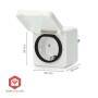 Nedis ZIGBEE 3.0 IP44 TYPE F 3680W (SML SMART STECKER)