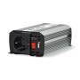 Nedis Power Inverter änderte Sinus-Wellen / Eingangsspannung: 12 V DC / Geräteausgangsanschluss: Type F (CEE 7/3) / USB-A / 230 V AC 50 Hz / 300 W / Spitzenleistung: 600 W / Batterieklemmen + Zigarettenanzünder / Silber