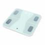 Nedis WIFI-SmartLife-Personenwaage / Bluetooth® / BMI / BMR / Fett / Gebeine / Gewicht / Muskeln / Wasser / 12 / Max. Last: 180 kg / Android™ / IOS / ABS / Glas / Weiss