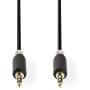 Nedis Stereo-Audiokabel| 3.5 mm Stecker| 3.5| Vergoldet| 5.00 m| rund|