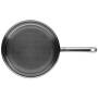 WMF Profi Resist 17.5628.6411 - Round - All-purpose pan - Black,Stainless steel - Stainless steel - 260 °C - Aluminium,Stainless steel