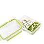 EMSA CLIP & GO - Lunch container - Adult - Green - Transparent - Polypropylene (PP) - Thermoplastic elastomer (TPE) - Monotone - Rectangular