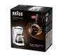 Braun KF 520/1 WH - Drip coffee maker - Ground coffee - 1100 W - White