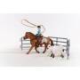 Schleich Farm World     42577 Team Roping mit Cowgirl Schleich