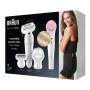 Braun Silk-épil 9 Flex 9100 BS - Gold - White - 40 tweezers - MicroGrip - Built-in battery