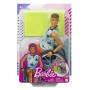 Mattel HJT59 Barbie Ken Fashionistas + Wheelchair