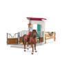 Schleich Horse Box mit Hannah & Cayenne