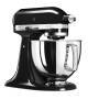 KitchenAid 5KSM125EOB - 4.8 L - Black - 220 RPM - 1.454 m - 50 - 60 Hz - Stainless steel