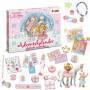 CRAZE Prinzessin Lillifee Adventskalender Kinder - Spielzeug Adventskalender Mädchen mit Prinzessin & Einhorn Figuren