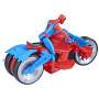 Hasbro SPI Web-Motorrad 10cm Fahrzeug und Figur