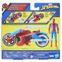 Hasbro SPI Web-Motorrad 10cm Fahrzeug und Figur